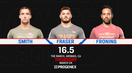16.5 Live Announcement . Rich Froning Vs Ben Smith Vs Mat Fraser.
